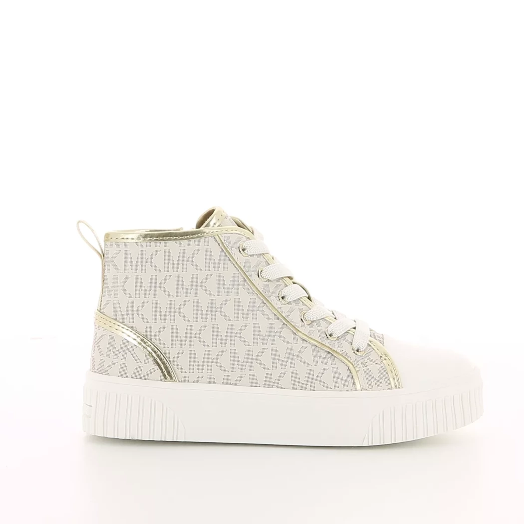 Image (2) de la chaussures Michael Kors Kids - Baskets Beige en Cuir synthétique