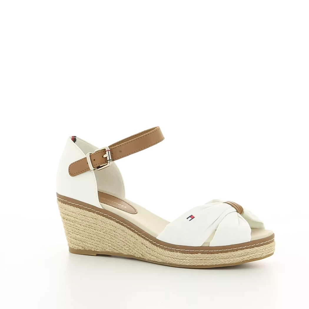 Image (1) de la chaussures Tommy Hilfiger - Sandales et Nu-Pieds Blanc en Textile