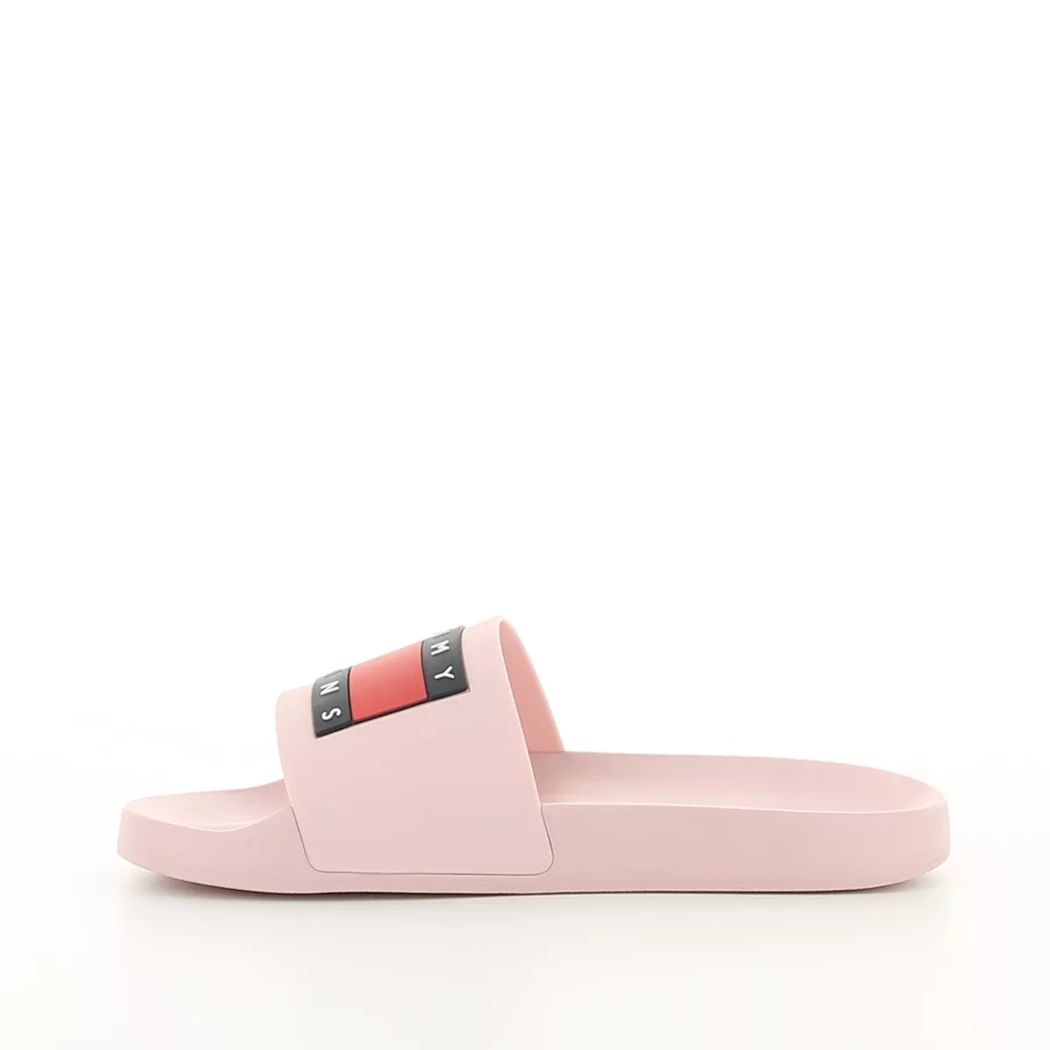 Image (4) de la chaussures Tommy jeans - Tongs et Plage Rose en Caoutchouc