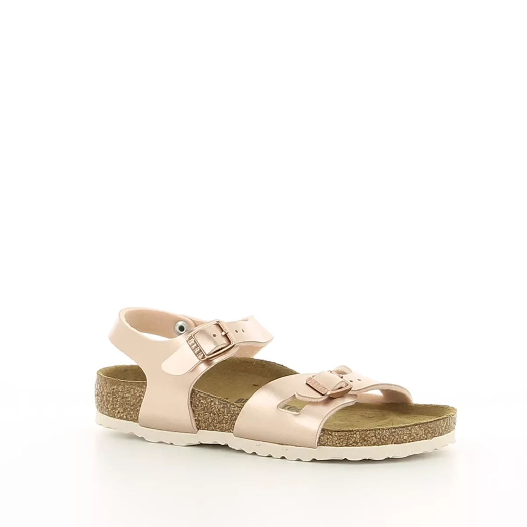 Image (1) de la chaussures Birkenstock - Sandales et Nu-Pieds Rose en Cuir synthétique