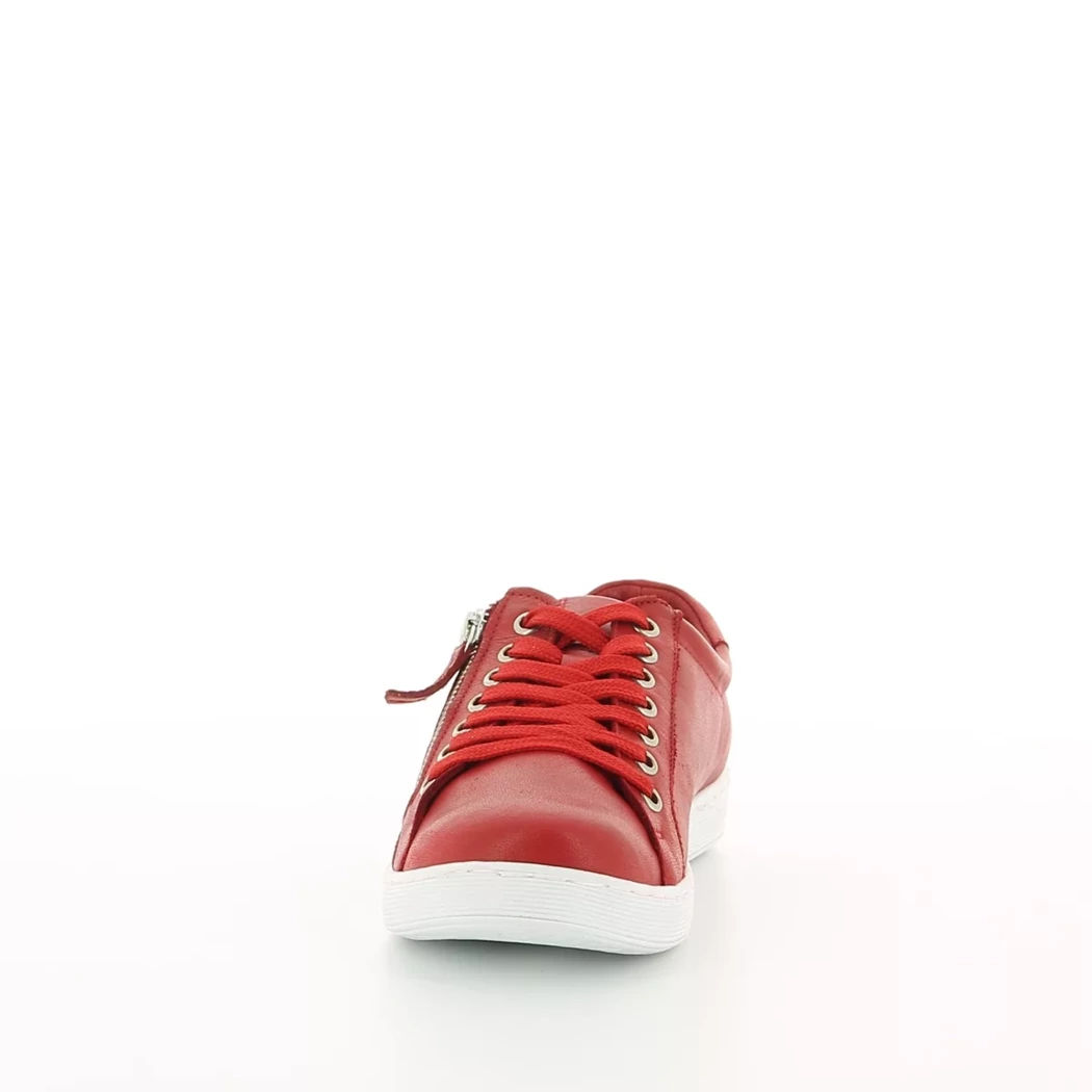 Image (5) de la chaussures Andrea Conti - Chaussures à lacets Rouge en Cuir