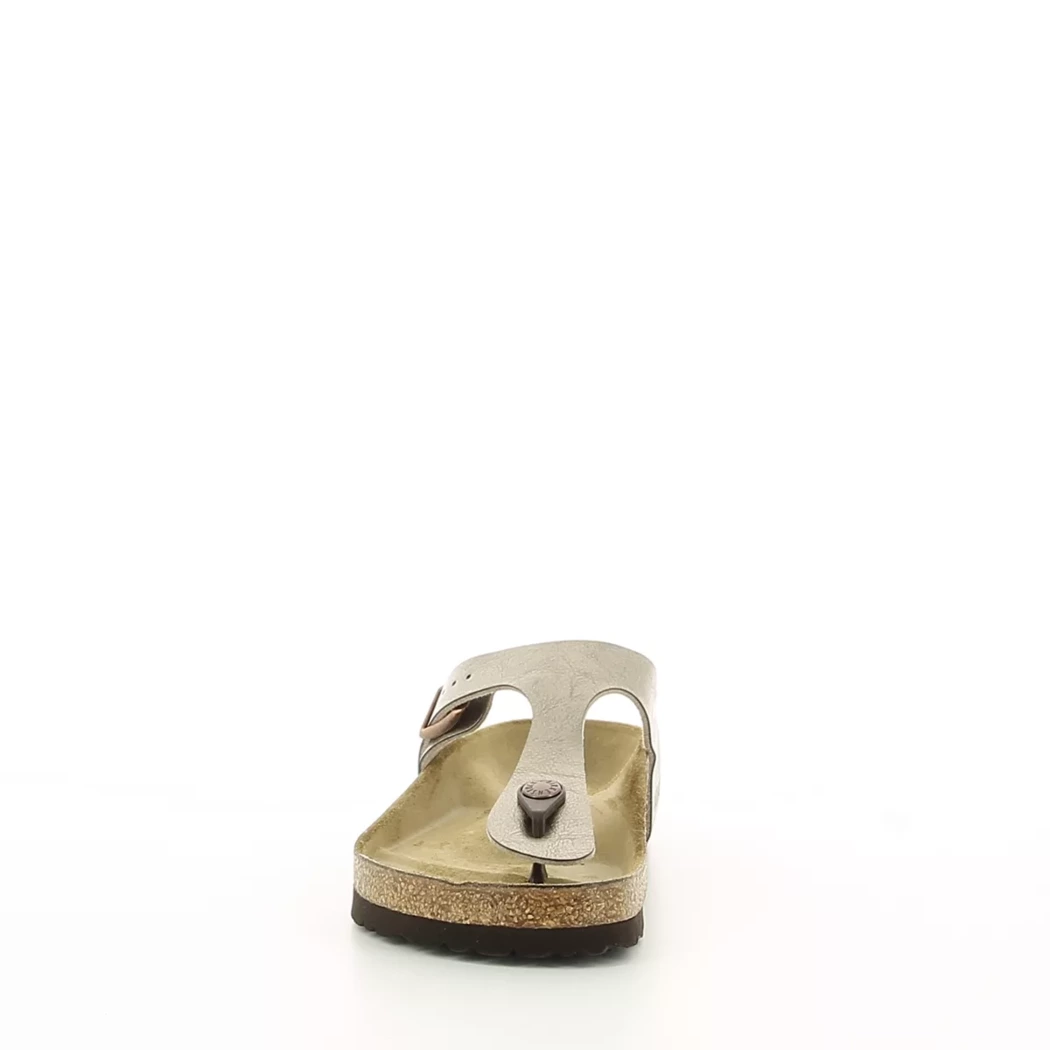 Image (5) de la chaussures Birkenstock - Mules et Sabots Taupe en Cuir synthétique