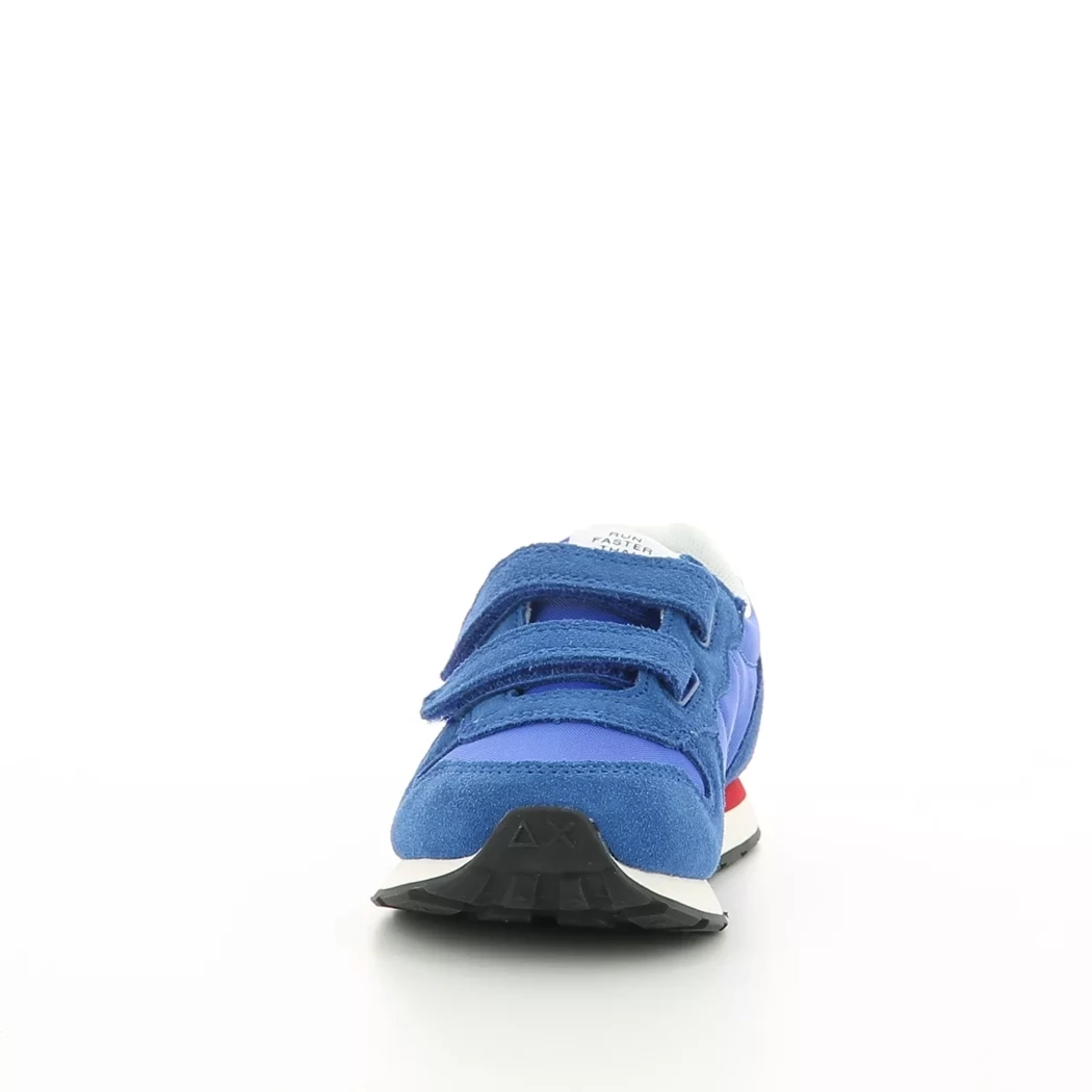 Image (5) de la chaussures Sun68 - Baskets Bleu en Cuir nubuck