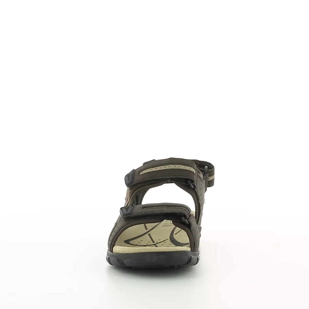 Image (5) de la chaussures Geox - Sandales et Nu-Pieds Marron en Cuir nubuck