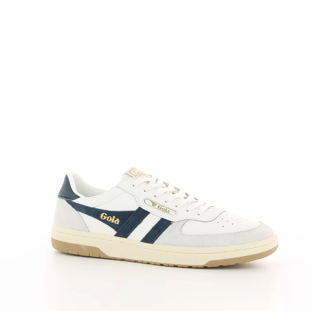 Image (1) de la chaussures Gola - Baskets Blanc en Cuir