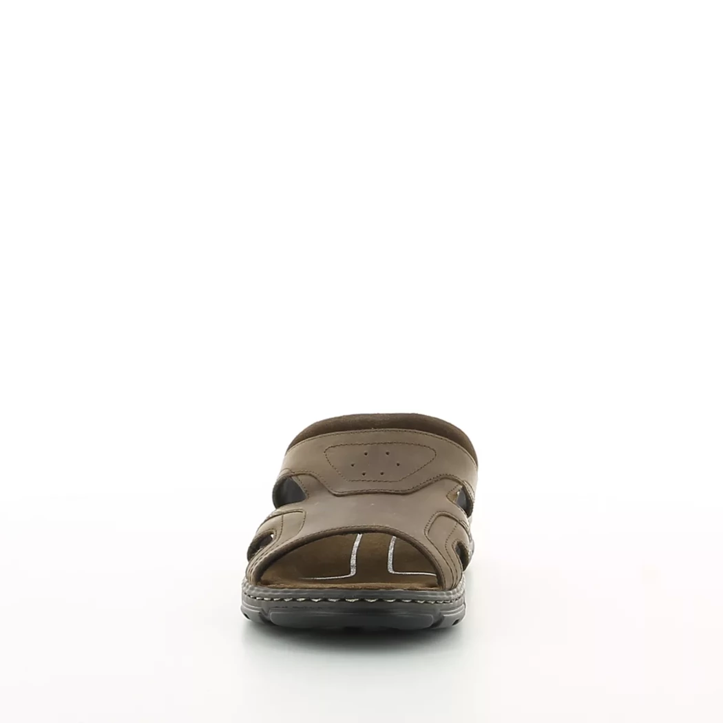 Image (5) de la chaussures Tbs - Mules et Sabots Marron en Cuir