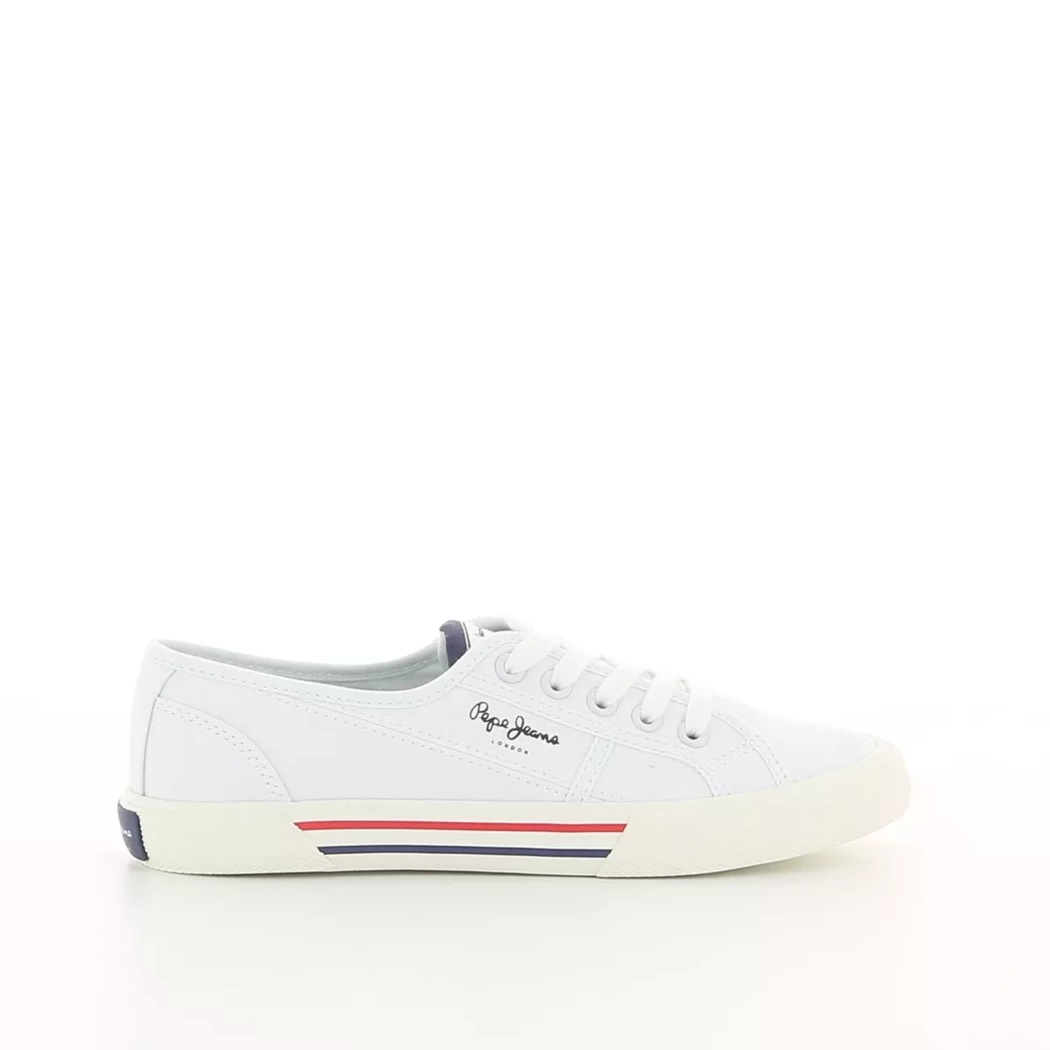 Image (2) de la chaussures Pepe Jeans - Baskets Blanc en Textile