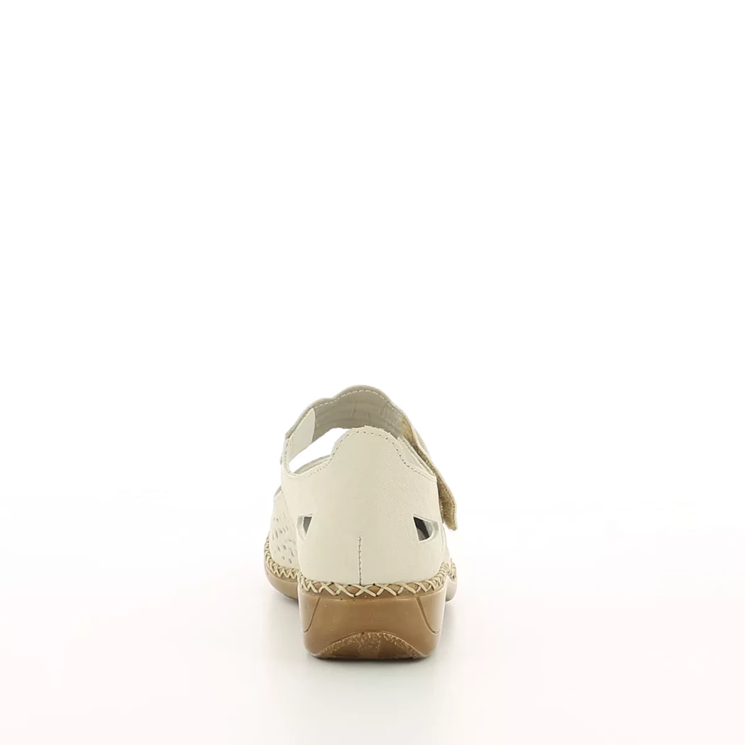 Image (3) de la chaussures Rieker - Escarpins Beige en Cuir