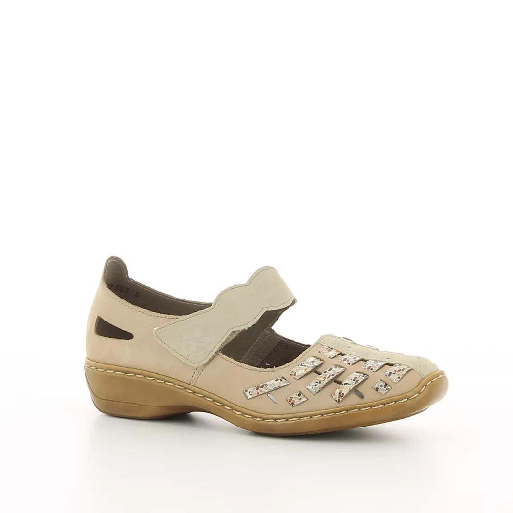 Image (1) de la chaussures Rieker - Escarpins Beige en Cuir