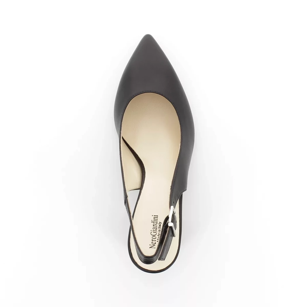 Image (6) de la chaussures Nero Giardini - Escarpins Noir en Cuir
