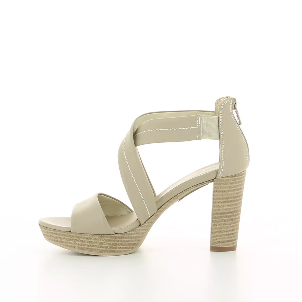 Image (4) de la chaussures Nero Giardini - Sandales et Nu-Pieds Beige en Cuir