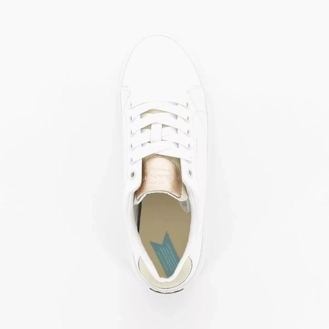 Image (6) de la chaussures Gant - Baskets Blanc en Cuir