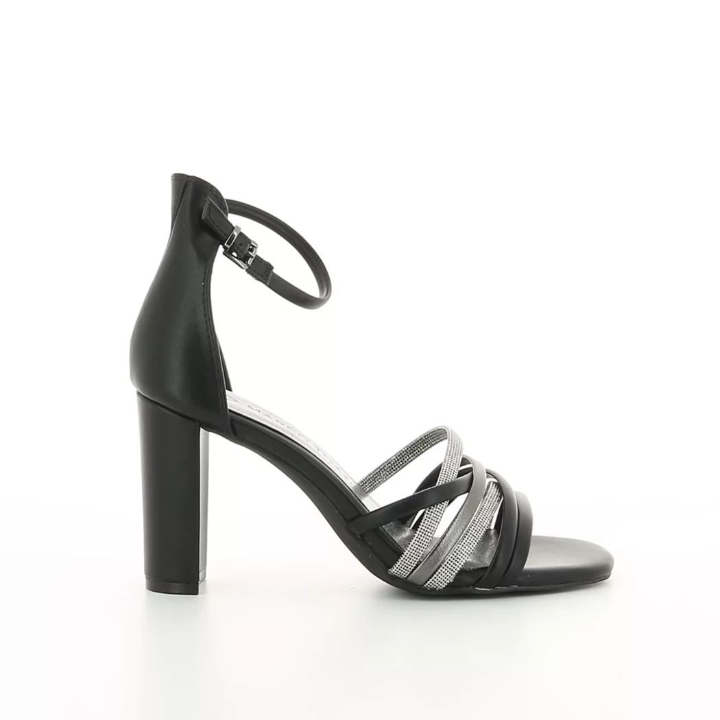 Image (2) de la chaussures Marco Tozzi - Sandales et Nu-Pieds Noir en Cuir synthétique