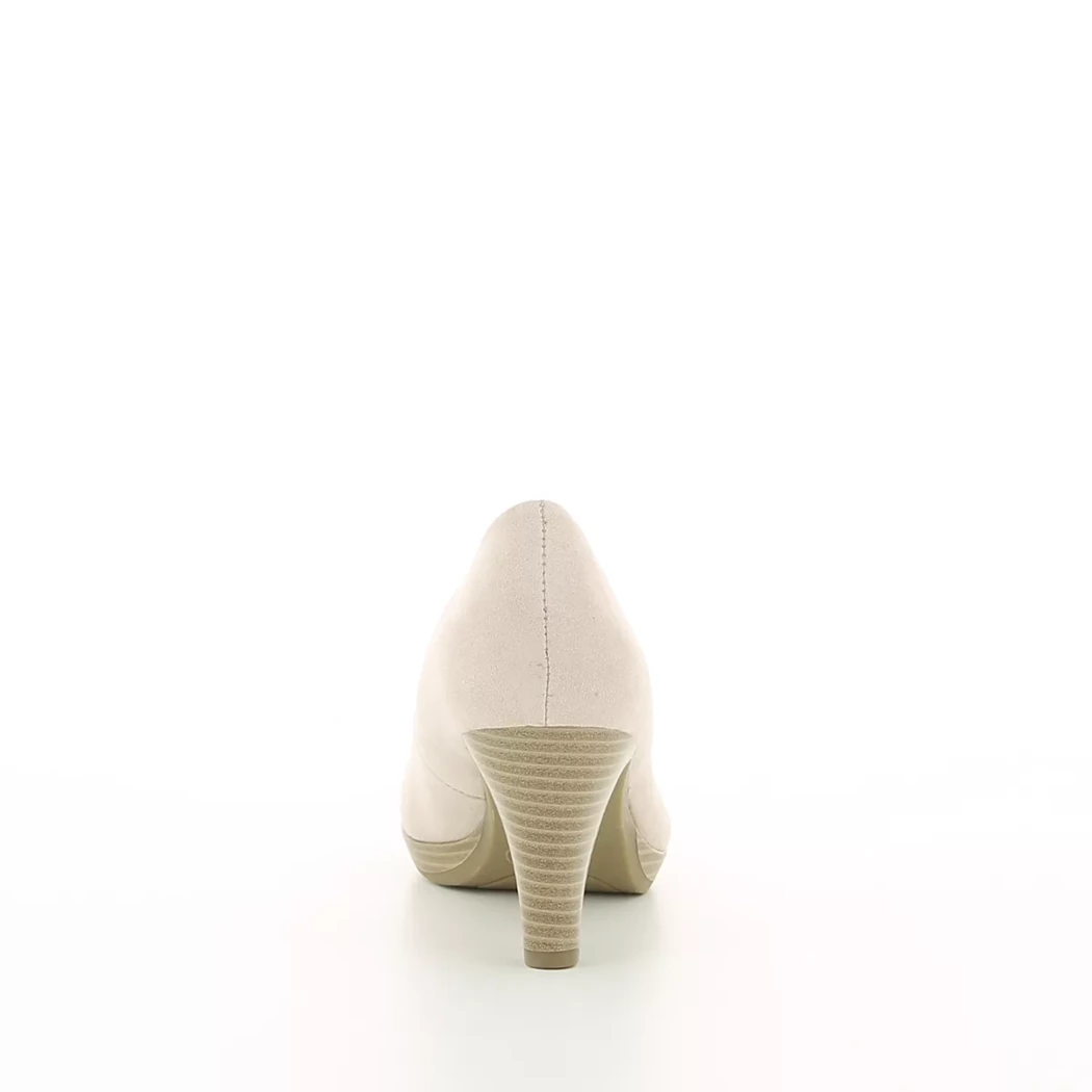 Image (3) de la chaussures Marco Tozzi - Escarpins Beige en Cuir synthétique