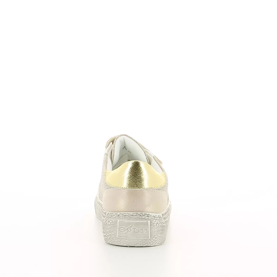 Image (3) de la chaussures CL11 - Baskets Taupe en Cuir synthétique