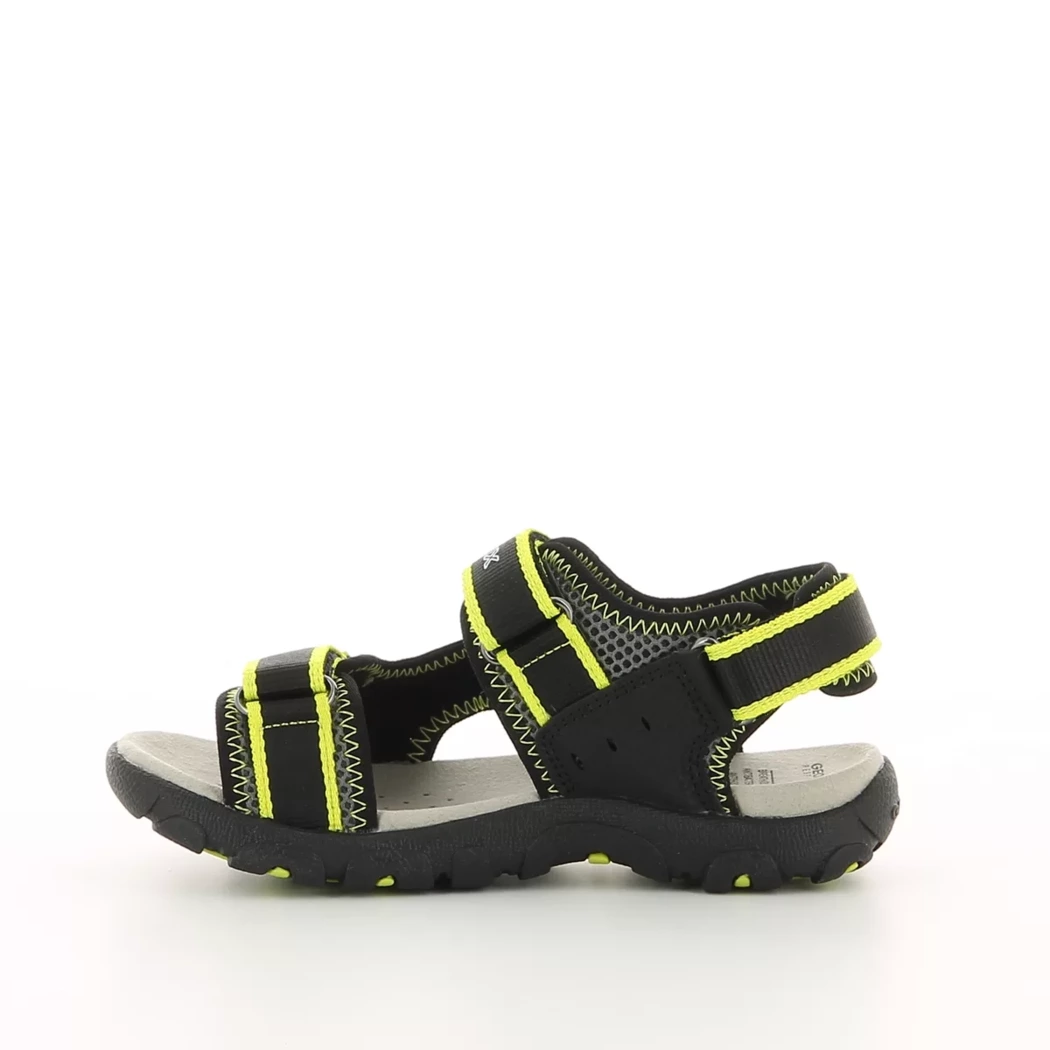 Image (4) de la chaussures Geox - Sandales et Nu-Pieds Noir en Textile