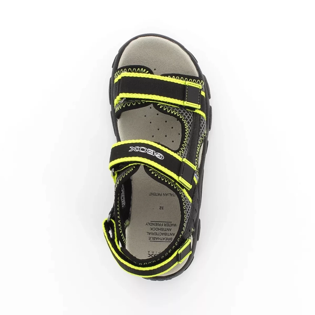 Image (6) de la chaussures Geox - Sandales et Nu-Pieds Noir en Textile
