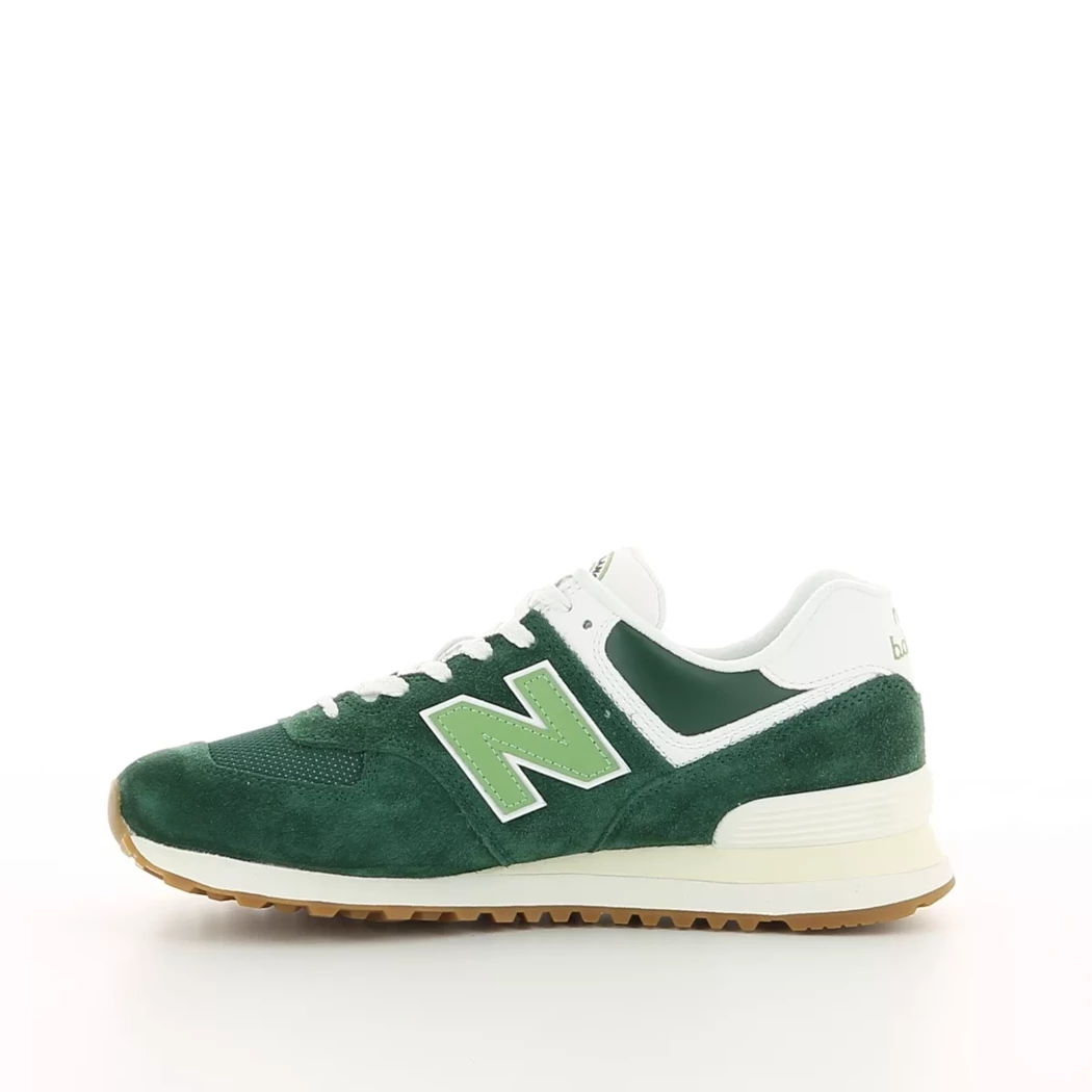 Image (4) de la chaussures New Balance - Baskets Vert en Cuir nubuck