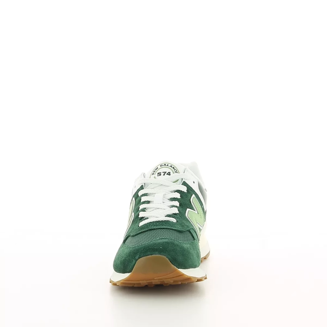 Image (5) de la chaussures New Balance - Baskets Vert en Cuir nubuck