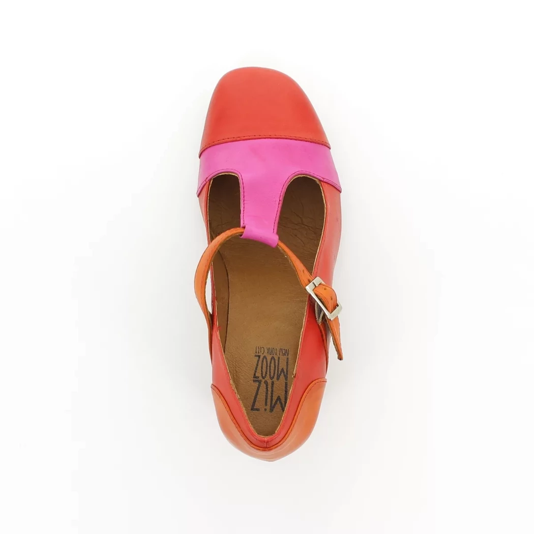 Image (6) de la chaussures Miz Mooz - Escarpins Rouge en Cuir