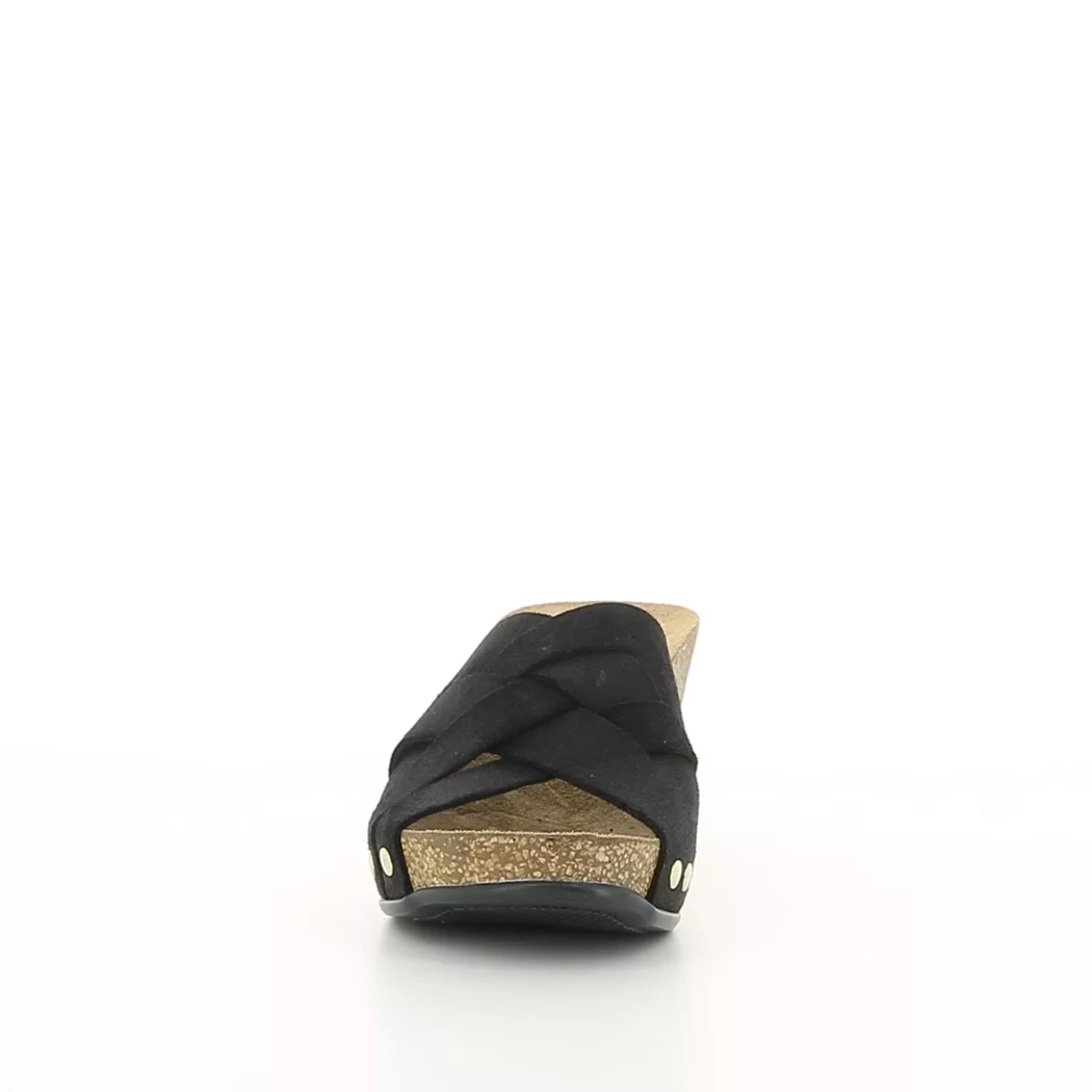 Image (5) de la chaussures Yokono - Mules et Sabots Noir en Cuir nubuck