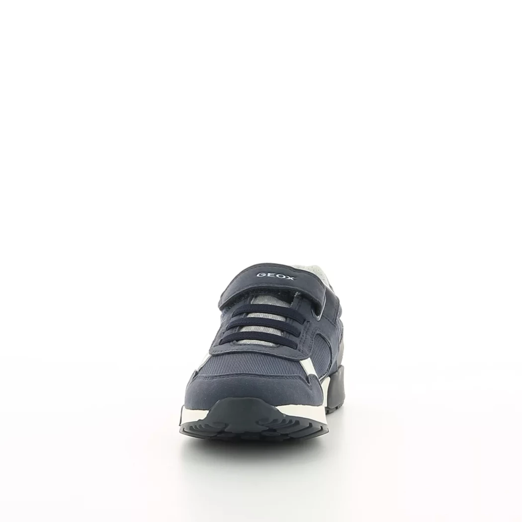 Image (5) de la chaussures Geox - Baskets Bleu en Cuir synthétique