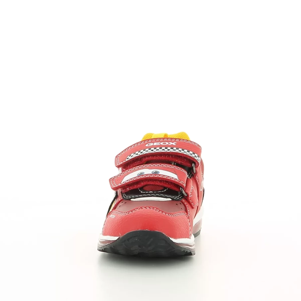 Image (5) de la chaussures Geox - Baskets Rouge en Cuir synthétique