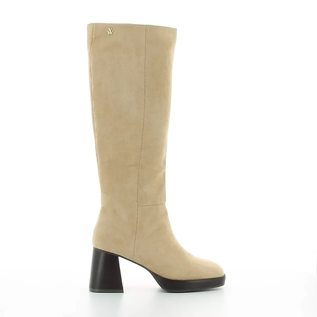 Image (2) de la chaussures Vanessa Wu - Bottes Beige en Cuir synthétique Image (2) de la chaussures Vanessa Wu - Bottes Beige en Cuir synthétique