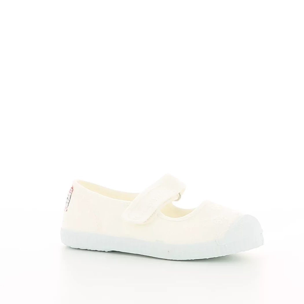 Image (1) de la chaussures Cienta - Ballerines Blanc en Textile