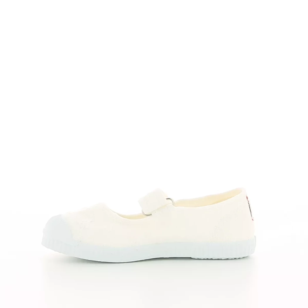 Image (4) de la chaussures Cienta - Ballerines Blanc en Textile