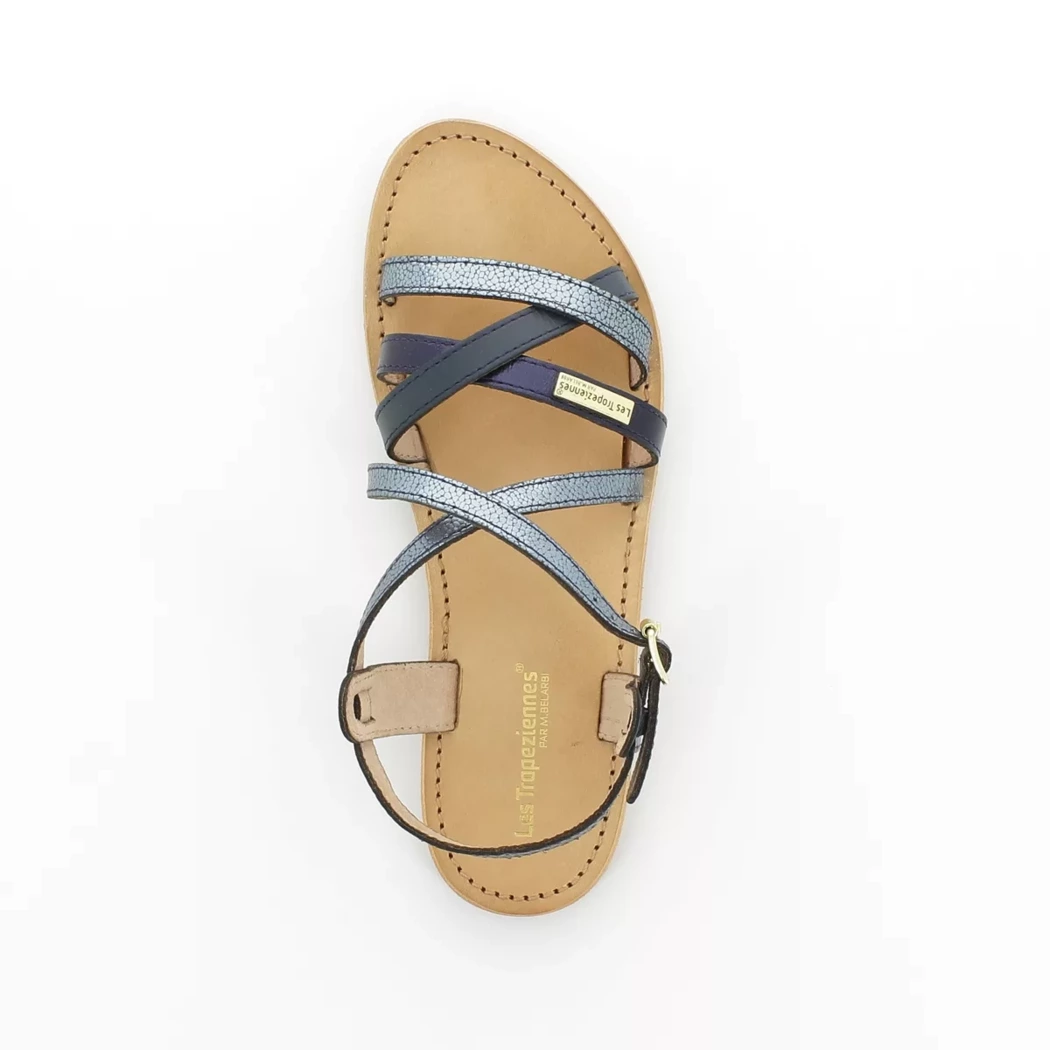 Image (6) de la chaussures Les Tropeziennes - Sandales et Nu-Pieds Bleu en Cuir