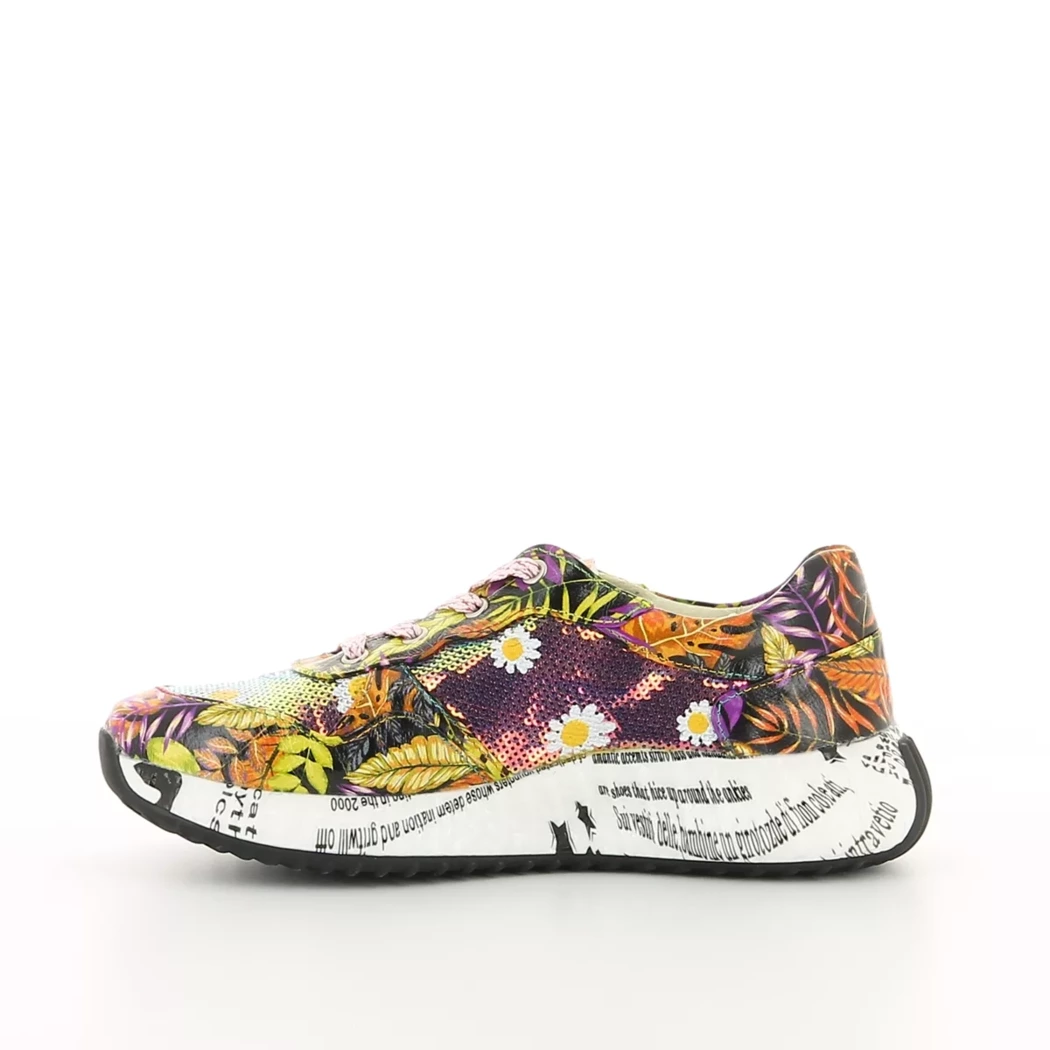 Image (4) de la chaussures Laura Vita - Baskets Multicolore en Cuir synthétique