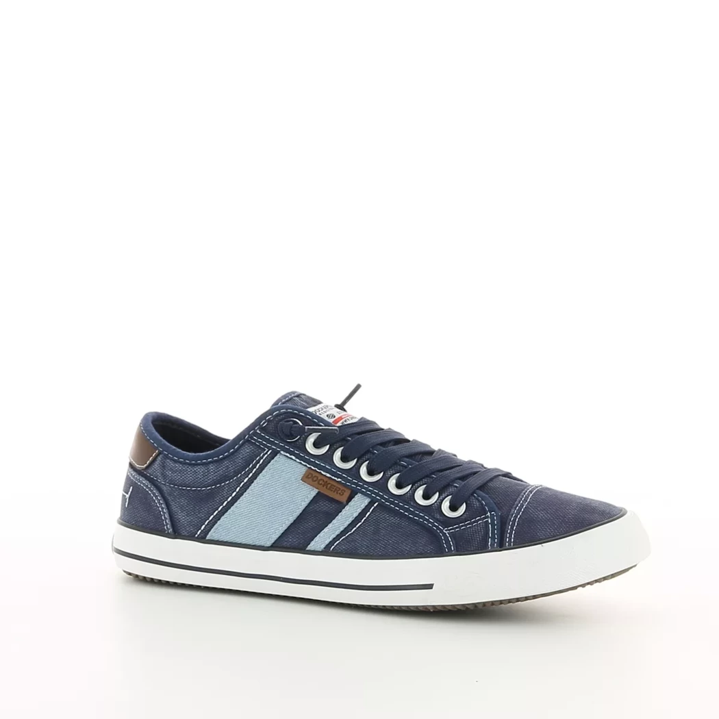 Image (1) de la chaussures Dockers - Baskets Bleu en Textile
