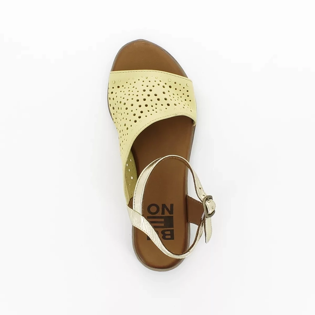 Image (6) de la chaussures Bueno - Sandales et Nu-Pieds Beige en Cuir
