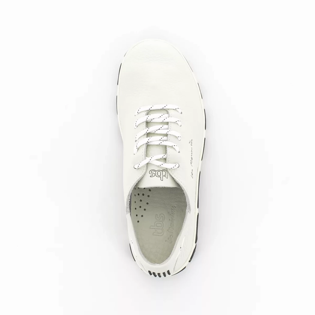 Image (6) de la chaussures Tbs - Chaussures à lacets Blanc en Cuir