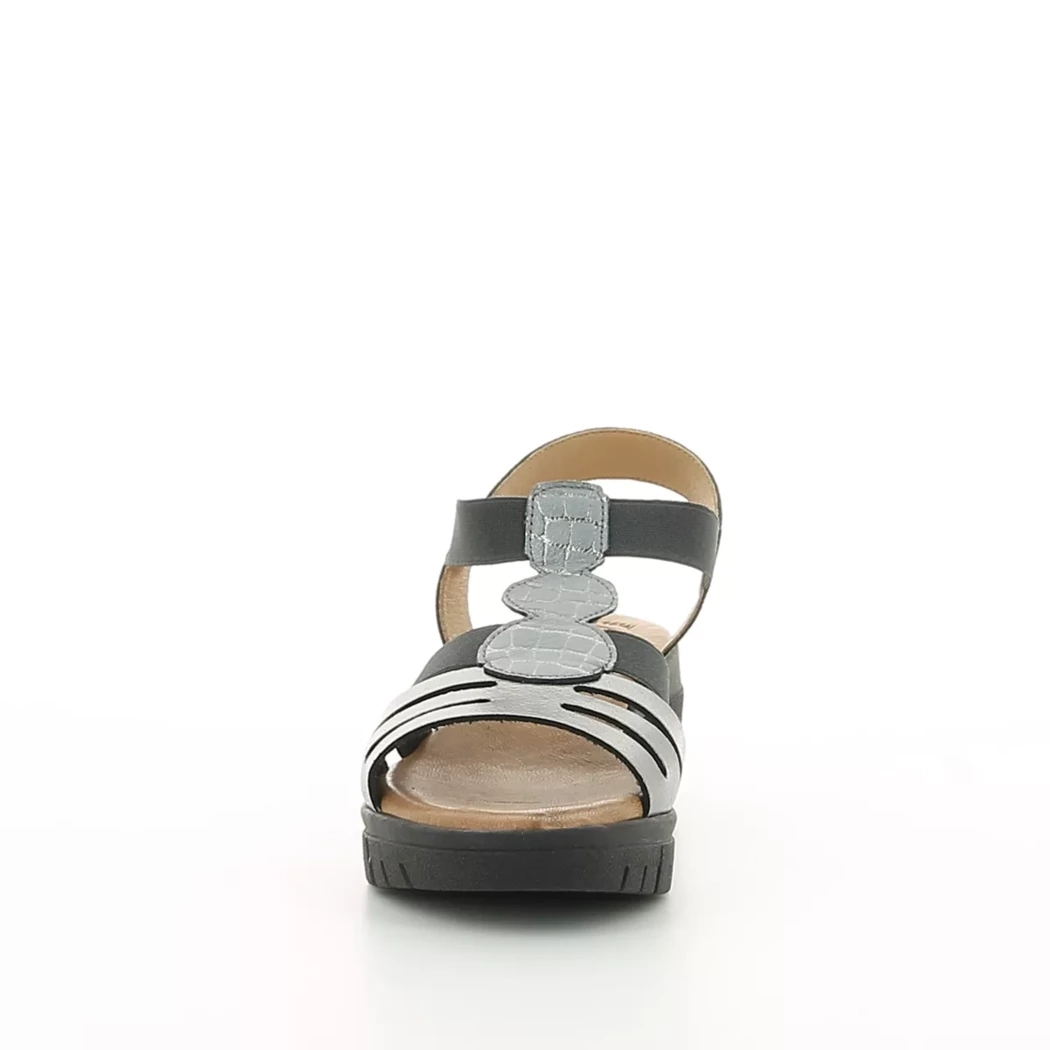 Image (5) de la chaussures Valeria's - Sandales et Nu-Pieds Or / Bronze / Platine en Cuir