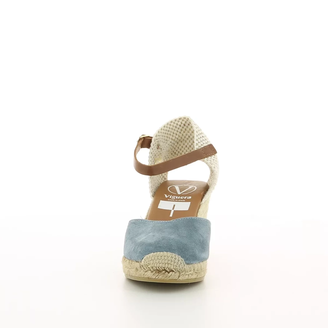 Image (5) de la chaussures Viguera - Escarpins Bleu en Cuir nubuck