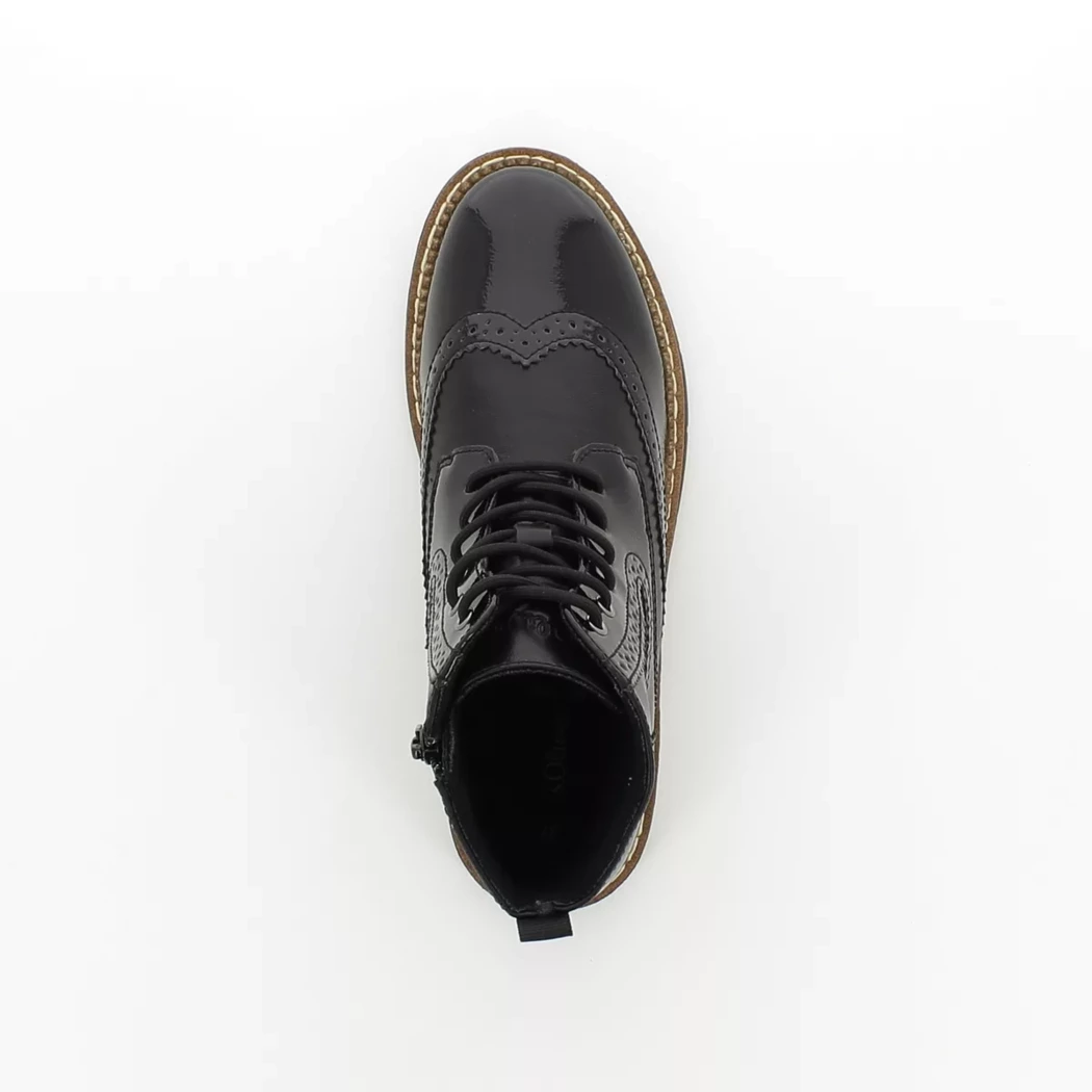 Image (6) de la chaussures S.Oliver - Bottines Noir en Cuir synthétique