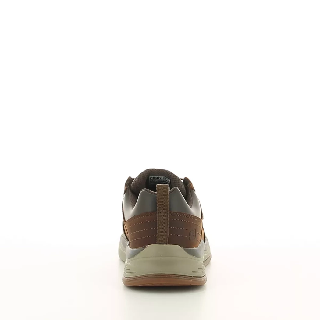 Image (3) de la chaussures Skechers - Baskets Marron en Cuir synthétique