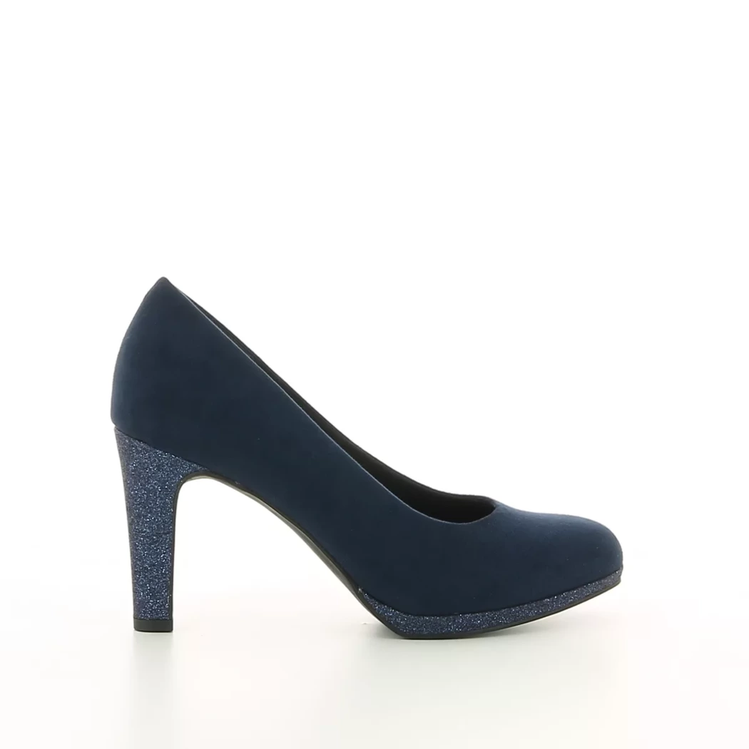 Image (2) de la chaussures Marco Tozzi - Escarpins Bleu en Cuir synthétique