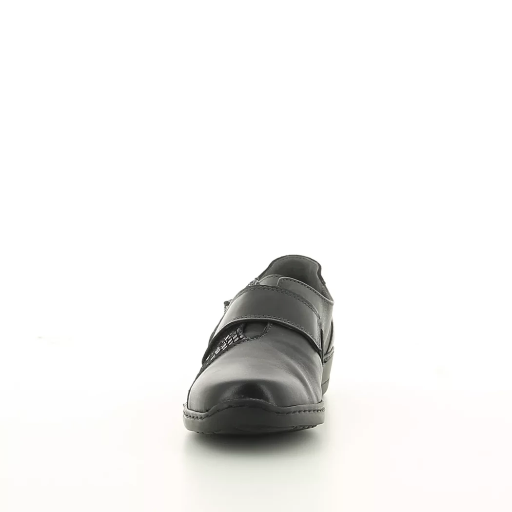 Image (5) de la chaussures Kiarflex - Chaussures à velcro Noir en Cuir
