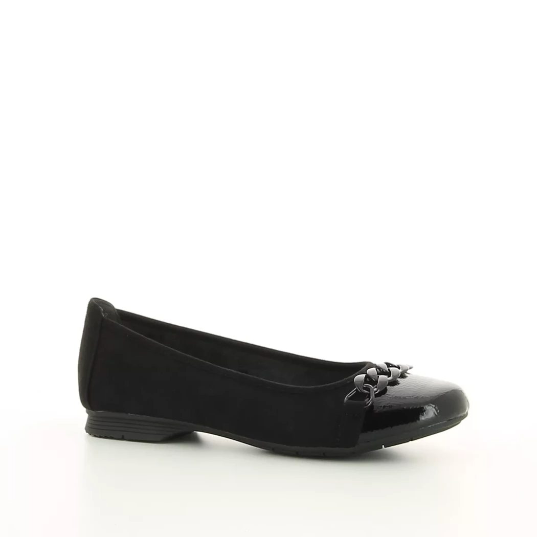Image (1) de la chaussures Jana - Ballerines Noir en Cuir synthétique