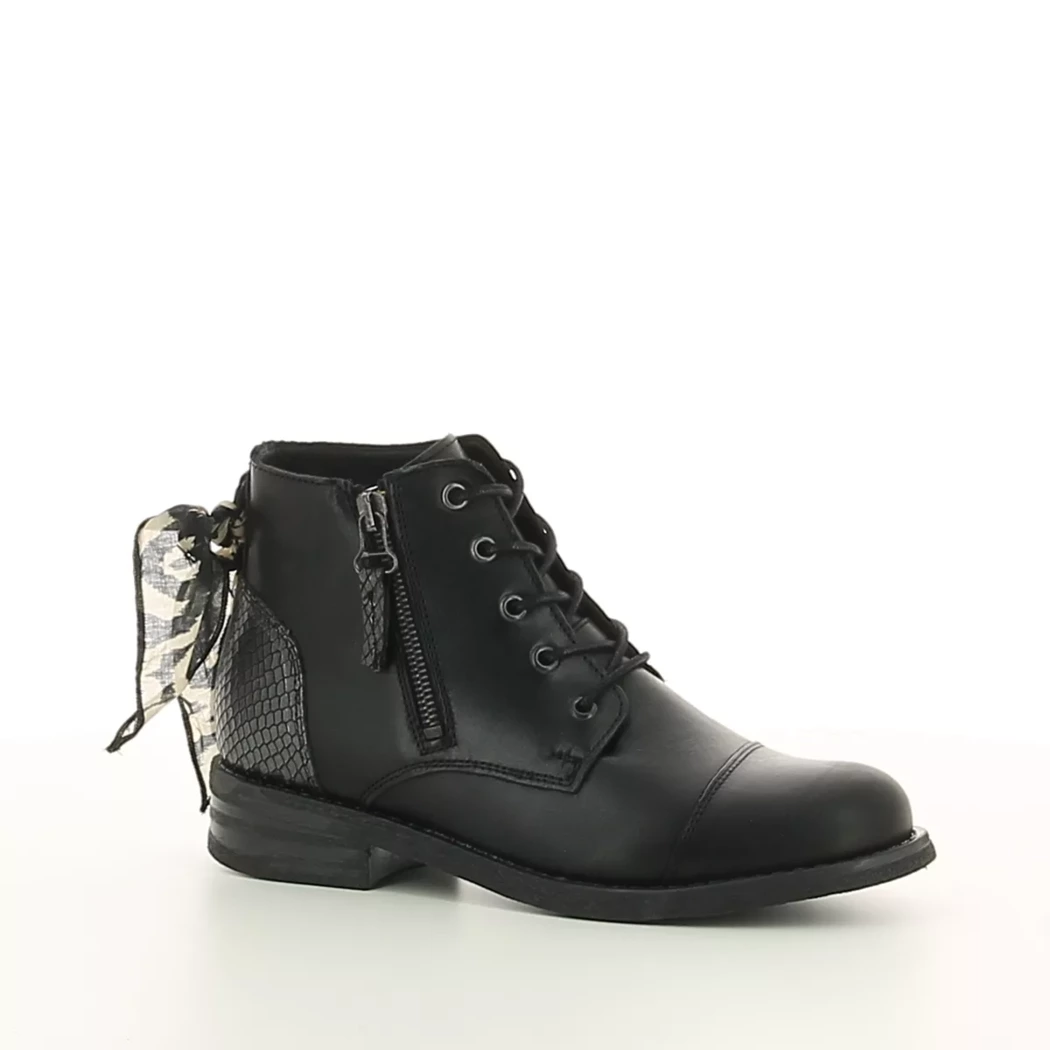 Image (1) de la chaussures Goodstep - Bottines Noir en Cuir
