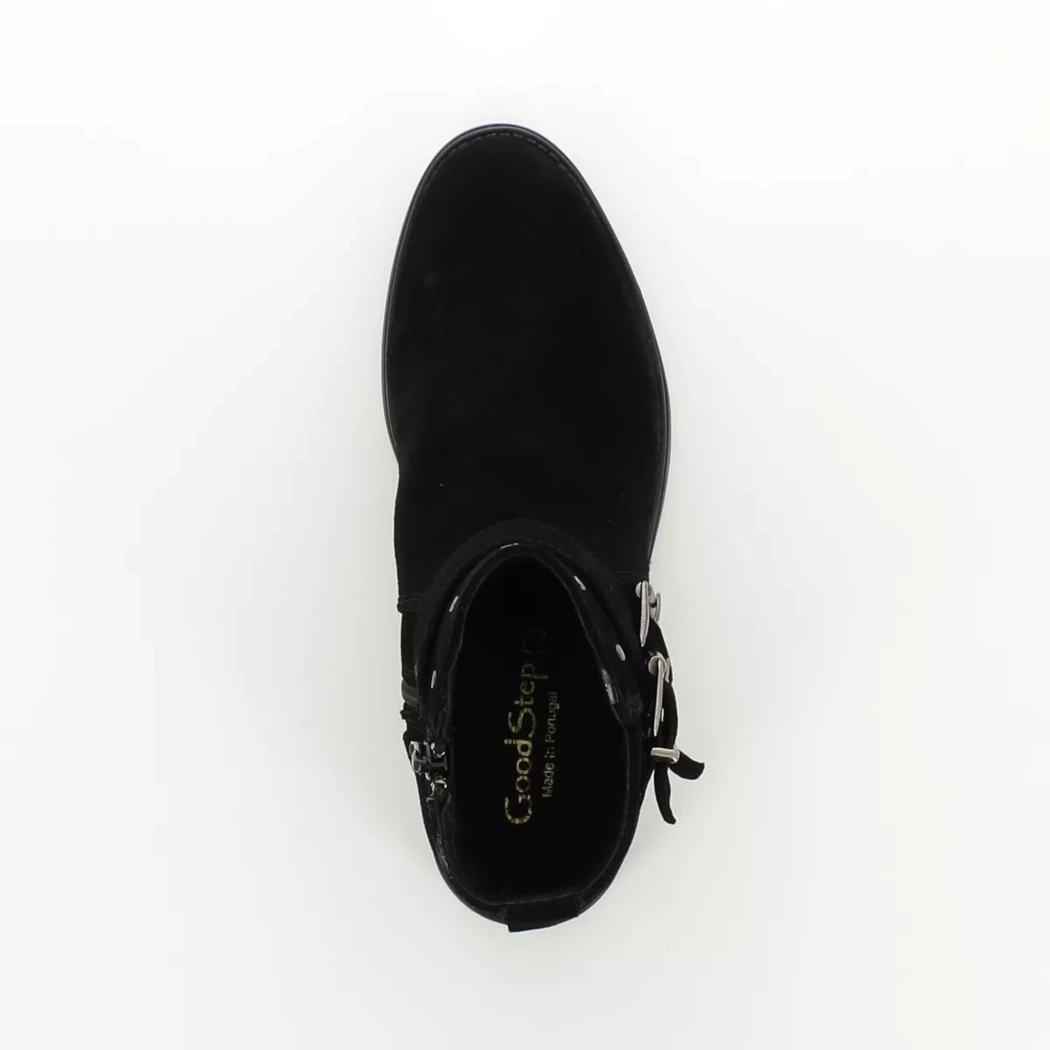 Image (6) de la chaussures Goodstep - Boots Noir en Cuir nubuck