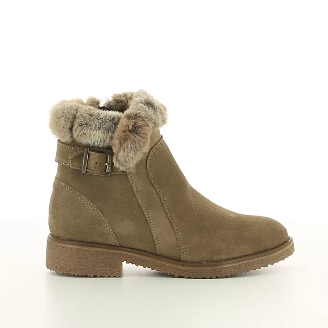 Image (2) de la chaussures Goodstep - Boots Taupe en Cuir nubuck Image (2) de la chaussures Goodstep - Boots Taupe en Cuir nubuck