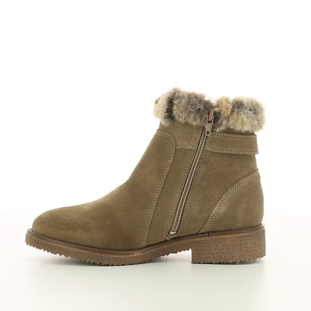 Image (4) de la chaussures Goodstep - Boots Taupe en Cuir nubuck