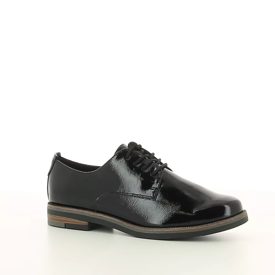 Image (1) de la chaussures Marco Tozzi - Chaussures à lacets Noir en Cuir synthétique