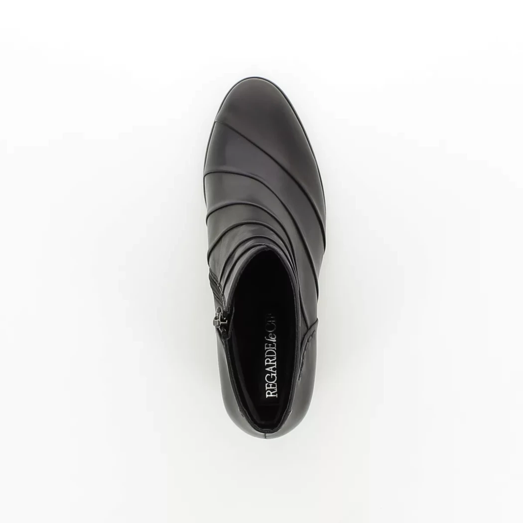 Image (6) de la chaussures Regarde le ciel - Boots Noir en Cuir