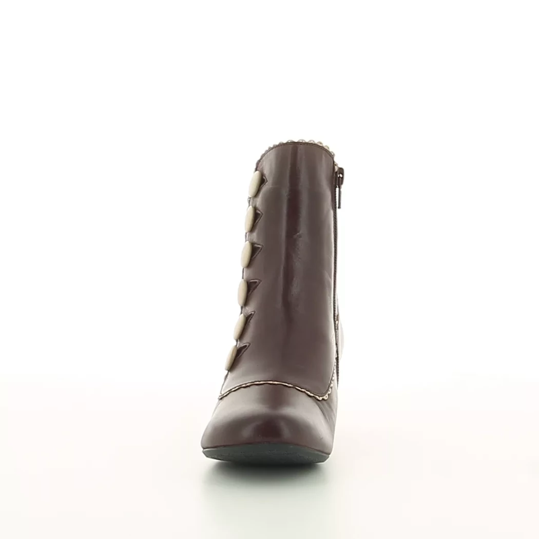 Image (5) de la chaussures Miz Mooz - Boots Bordeaux en Cuir