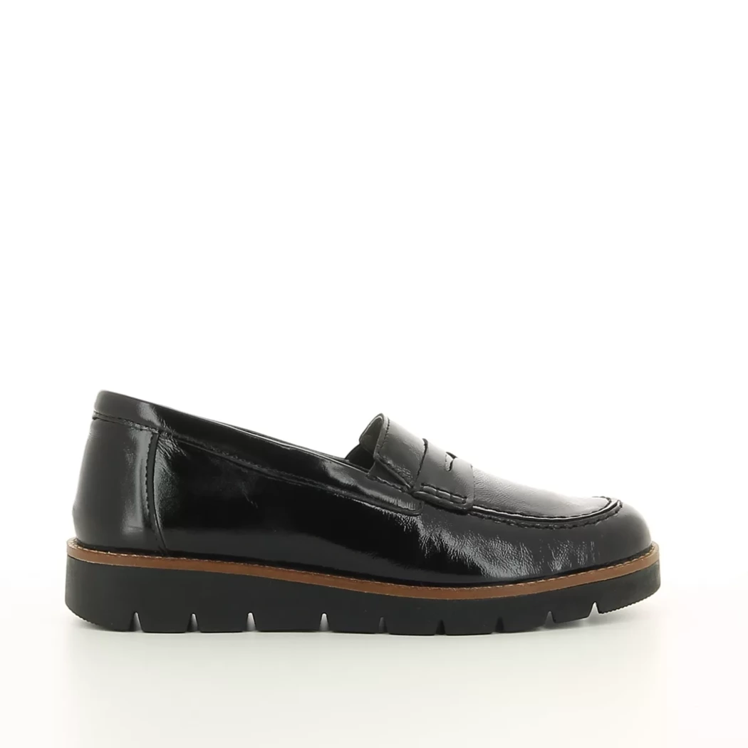 Image (2) de la chaussures Sens - Mocassins Noir en Cuir vernis